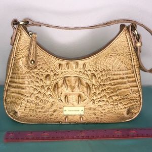 Brahmin Croc Tan Tote Bag
